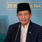 Menteri Agama Nasaruddin Umar menyampaikan konferensi pers hasil Sidang Isbat 1 Syawal 1447 Hijriah di Jakarta, Kamis (19/3/2026).