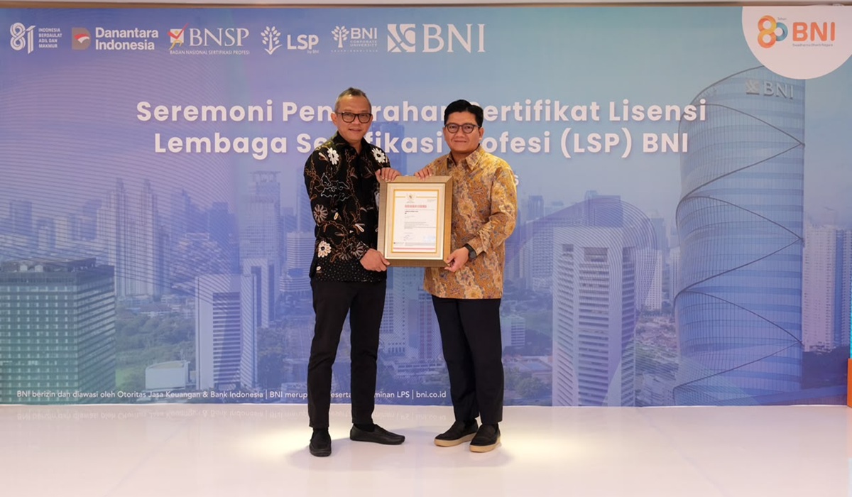 BNI Perkuat SDM Lewat Lisensi LSP BNSP dan Standar ISO Internasional