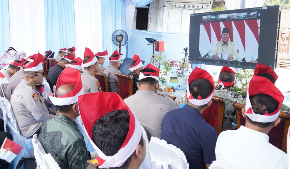 Prabowo Resmikan 3.395 Jembatan dan 3.000 Sumber Air Bersih
