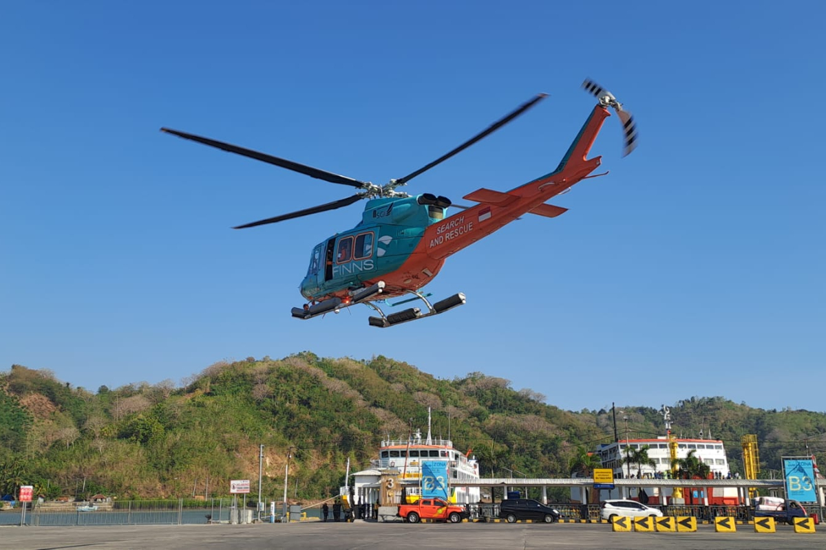 Pencarian Hari Kedua KMP Putri Yasmin Nihil, Dua Helikopter Dikerahkan