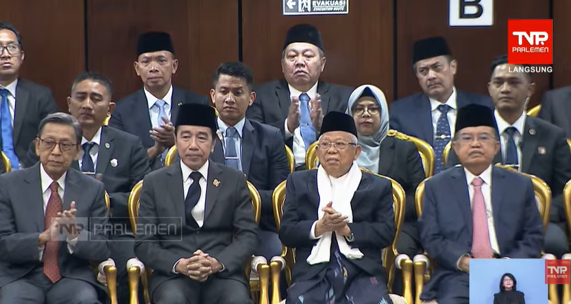 Jokowi dan JK Hadir, Megawati Berhalangan di Sidang Tahunan MPR