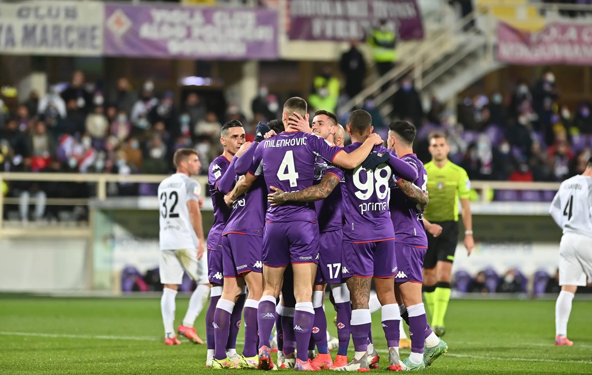 Cukur Benevento 4-1, Fiorentina Melangkah Mulus di Coppa Italia