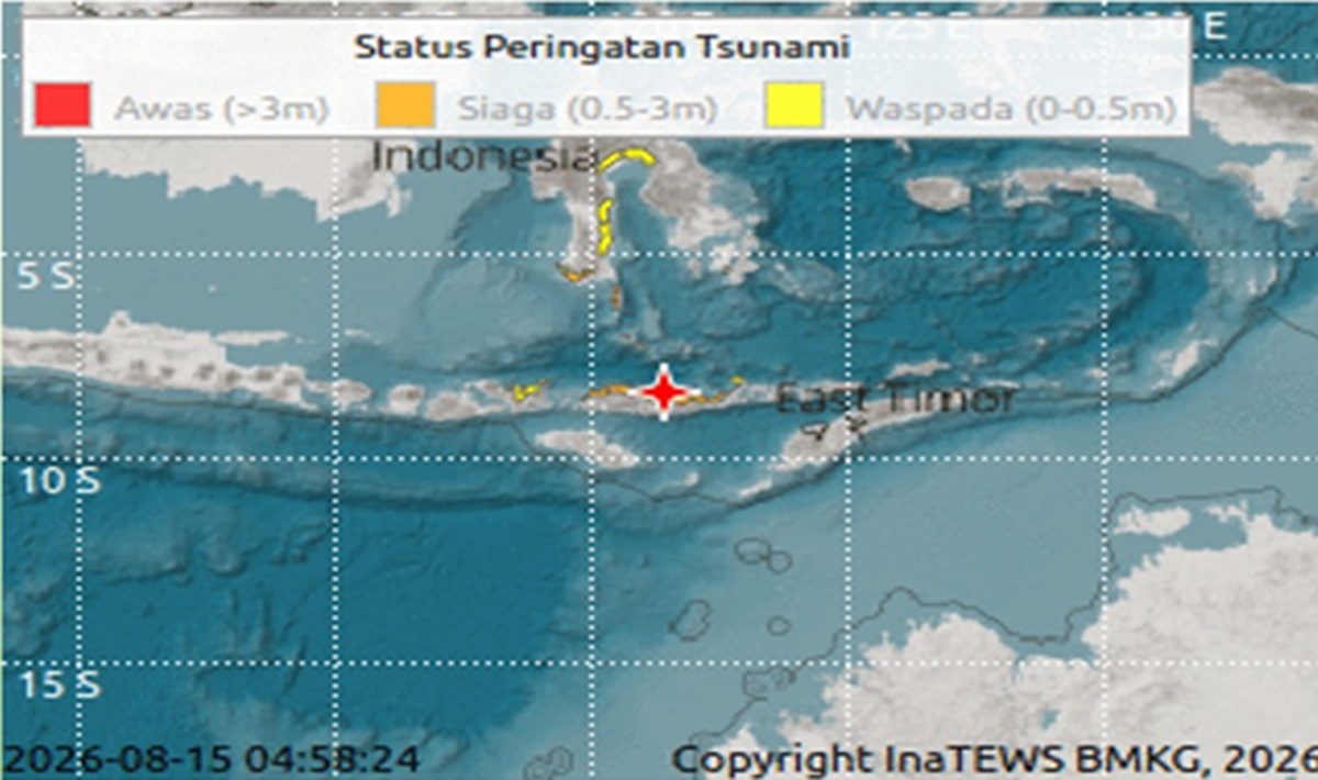 Gempa M7,7 Guncang NTT, Warga Mbay Evakuasi ke Dataran Tinggi