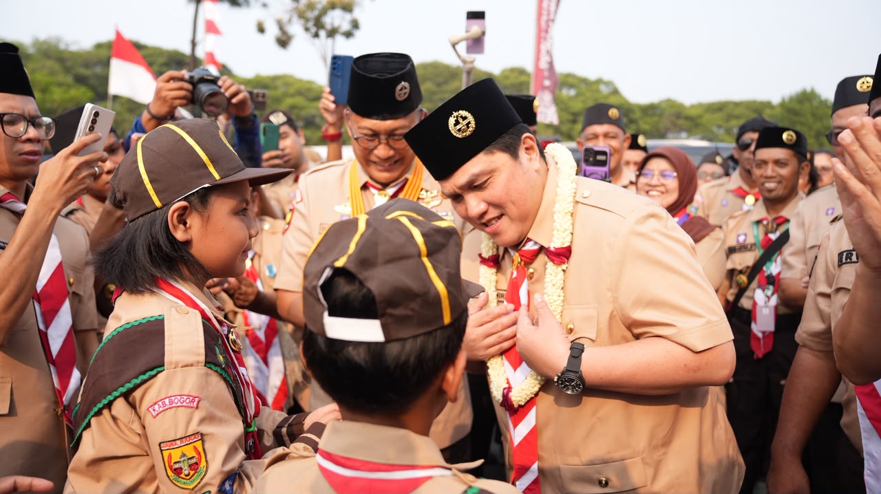 Hari Pramuka ke-65, Erick Thohir Dorong Pramuka Jadi Pilar Pembentukan Karakter