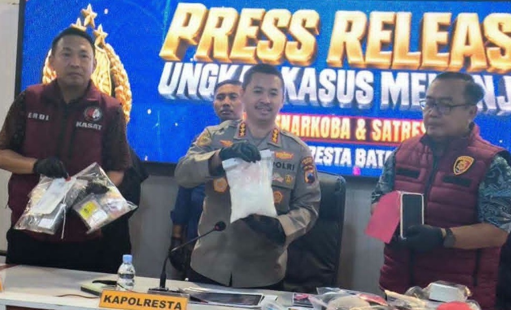Polisi Batang Ungkap “Kuda” Peredaran 779 Gram Sabu senilai Rp1,16 Miliar