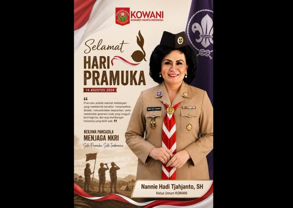 Kowani Perkuat Kaderisasi Perempuan dan Generasi Muda melalui Gerakan Kepramukaan Menuju Indonesia Emas 2045