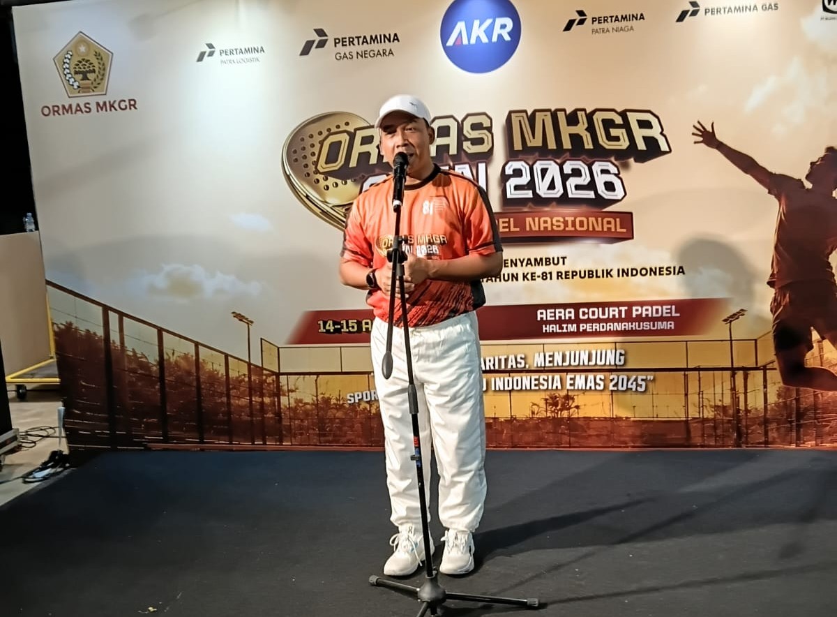 Wihaji Tutup Ormas MKGR Open Padel 2026, Jawa Barat Juara Umum