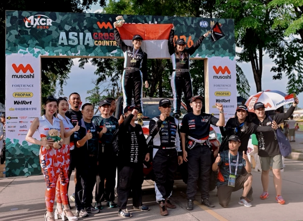 Bawa Merah Putih, Lody Natasha dan Sasty Laksamana Finis P21 di AXCR 2026