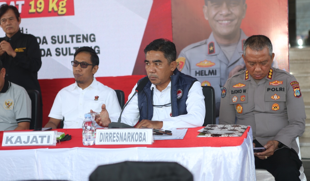 Bawa 103 Gram Sabu, Petani dan Mahasiswa Ditangkap Polda Sulteng