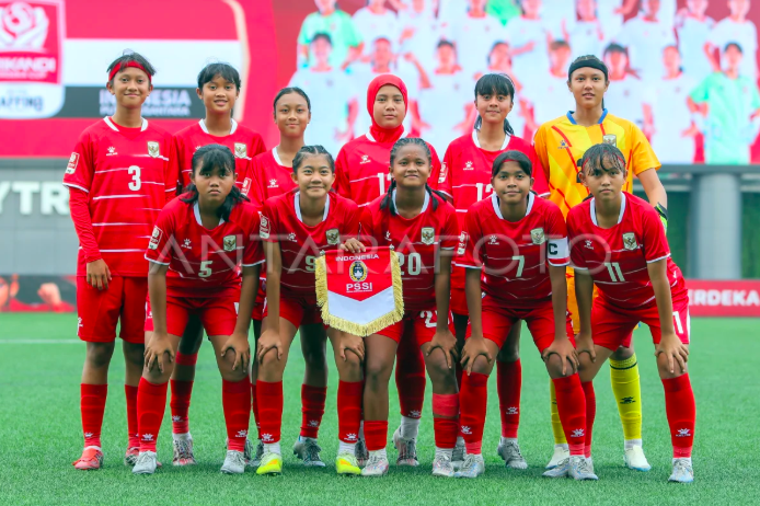 Timnas Putri U-16 Indonesia Kalah 0-2 dari Singapura