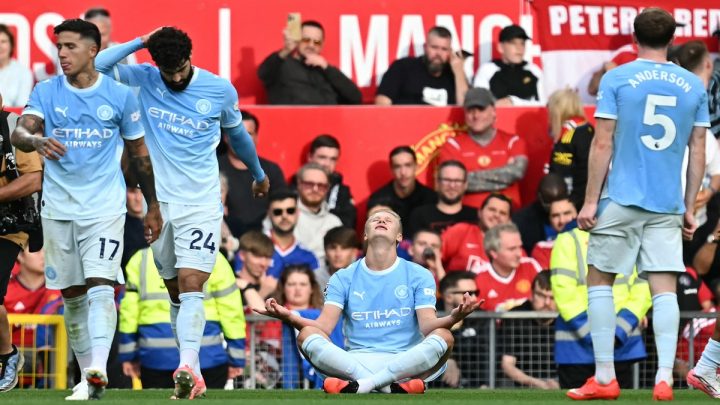 Hasil Liga Primer Inggris: Manchester United vs Manchester City, Gol Erling Haaland Menangkan 10 Pemain The Citizens