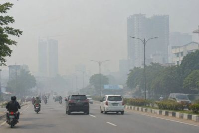 Hujan Guyur Batam, Kabut Asap Karhutla belum Sepenuhnya Hilang