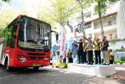 Permudah Akses Warga dan Pekerja, Bus Shuttle Ramah Disabilitas Beroperasi di Kemayoran